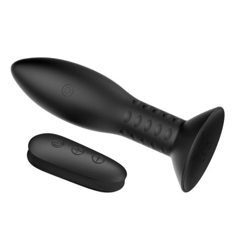 MR PLAY - Rotation Beads Anal Plug - Wibrujący korek analny