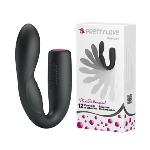 PRETTY LOVE -QUINTION, 12  functions Bendable Memory function - wibrator punktu G