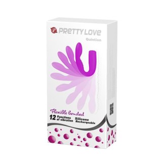 PRETTY LOVE - Quintion USB 12 Functions, Flexible - wibrator punktu G