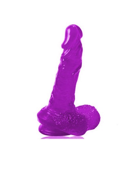 BAILE- Dong, Suction base purple - Dildo z przyssawką