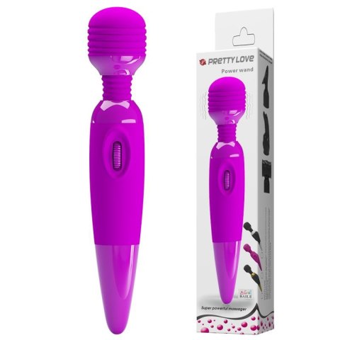 PRETTY LOVE - POWER WAND PURPLE - wibrator Wand