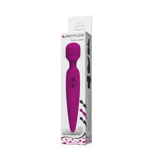 PRETTY LOVE - POWER WAND PURPLE - wibrator Wand