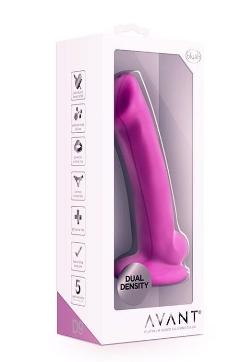 AVANT D9 ERGO MINI VIOLET - dildo na przyssawce