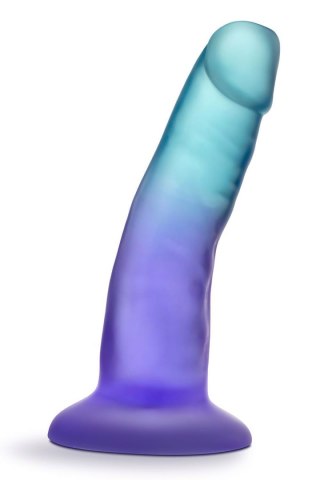 B YOURS MORNING DEW 5 INCH DILDO SAPPHIRE - Dildo z przyssawką