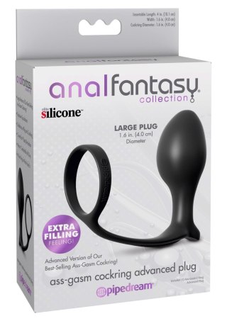 Cockring Advanced Plug Black