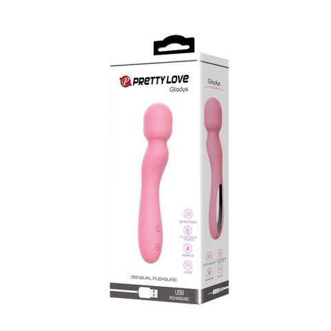 PRETTY LOVE - GLADYS Pink, USB 30 function - wibrator Wand