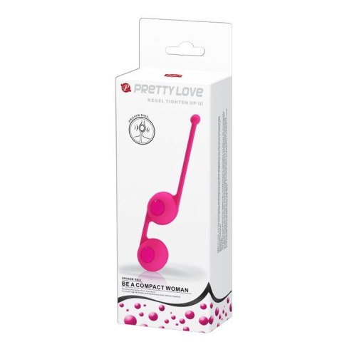 PRETTY LOVE - KEGEL TIGHTEN UP III PINK - kulki gejszy