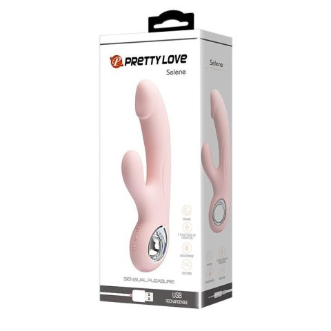 PRETTY LOVE - SELENE, USB, PINK, 7 function - wibrator punktu G