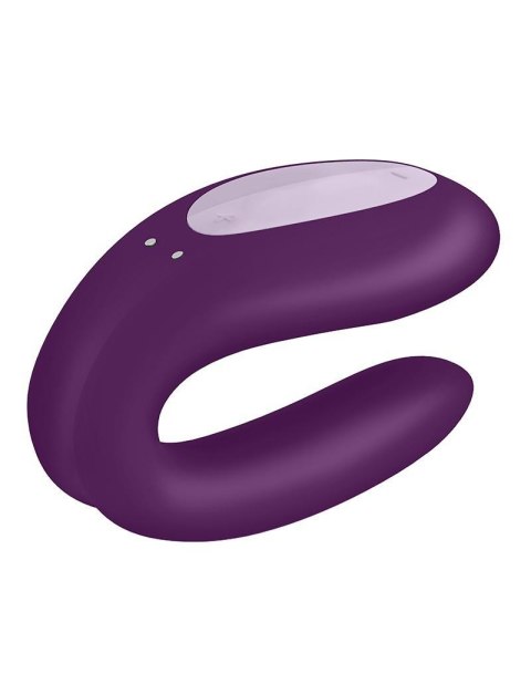 Satisfyer Double Joy Partner Violet - wibrator dla par