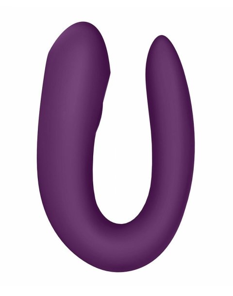 Satisfyer Double Joy Partner Violet - wibrator dla par