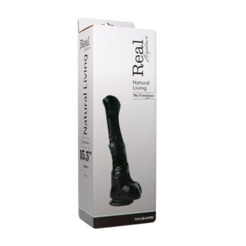 Black Pegasus horse dildo - Duże dildo na przyssawce