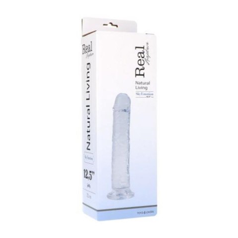 Dildo Clear Emotion Large - Dildo z przyssawką