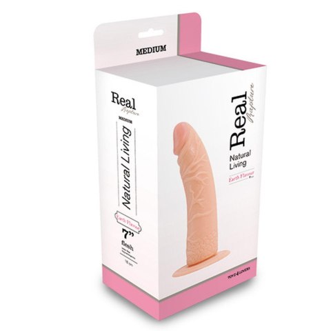 FALLO REALISTICO REAL RAPTURE FLESH 7" - Realistyczne dildo na przyssawce