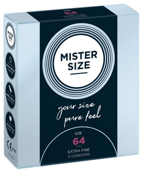 Mister Size 64mm pack of 3 - prezerwatywy