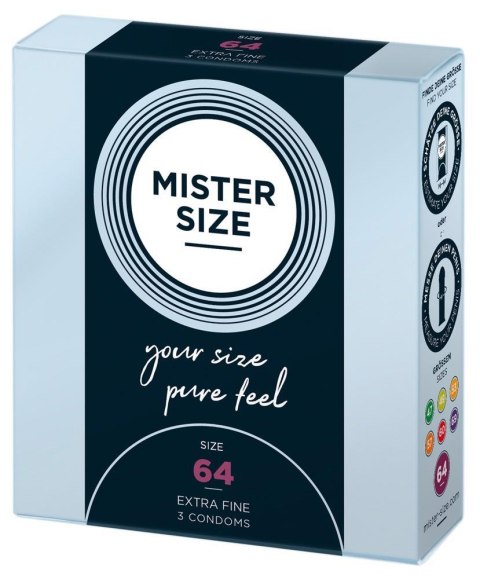 Mister Size 64mm pack of 3 - prezerwatywy