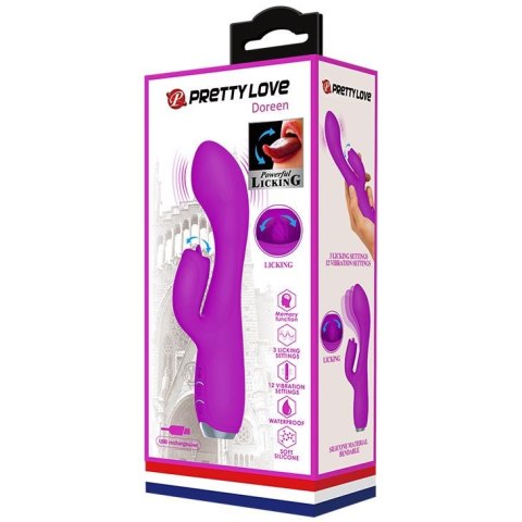 PRETTY LOVE - GLORIA Purple 12 function s - wibrator punktu G