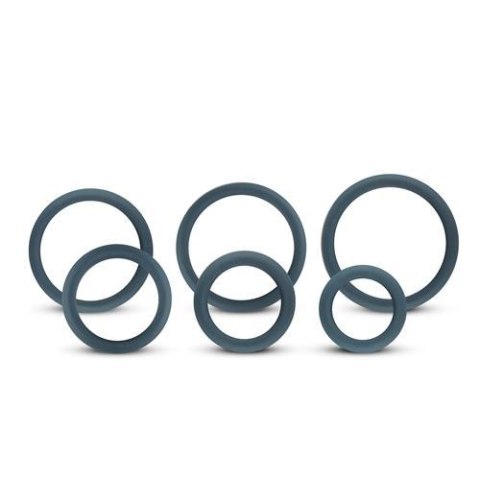 6-Piece Cock Ring Set - zestaw pierścieni erekcyjnych