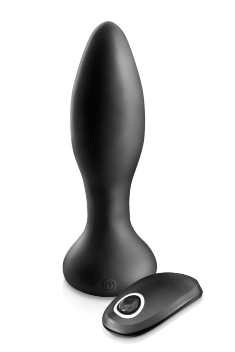 ANAL PLUG ANAL PLUG VIB MYKING BLACK (Size: T3) - WIbrujący korek analny na pilota