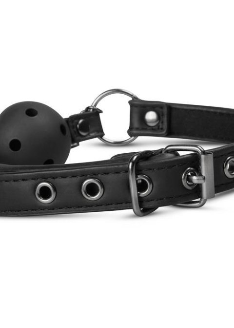 Open Ball Gag With Nipple Clamps