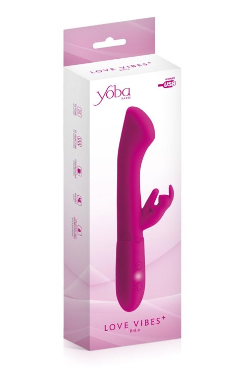 RABBIT YOBA + BELLA RABBIT USB VIBRATOR - Wibrator króliczek