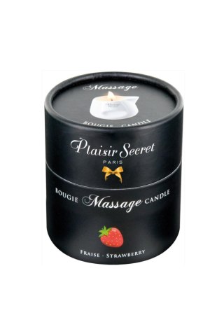 STRAWBERRY MASSAGE CANDLE 80ML - Świeca do masażu