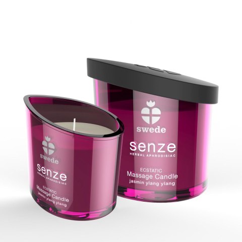 Swede - Senze Ecstatic Massage Candle Jasmine Ylang Ylang  - Świeca do masażu