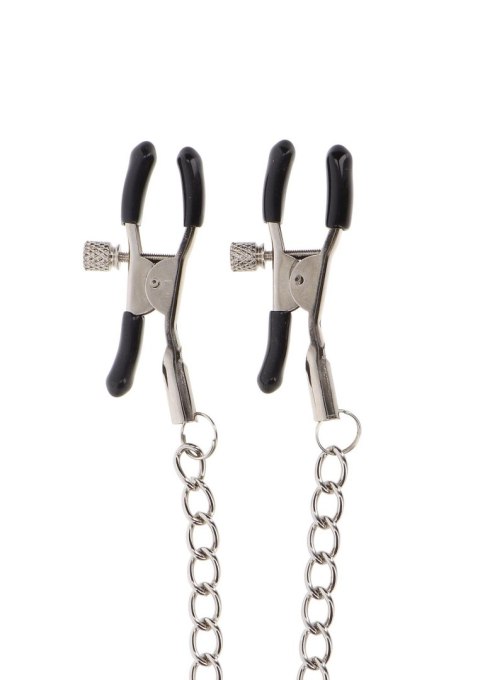 Adjustable Clamps with Chain Silver - Zaciski do sutków