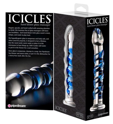 Icicles No. 5 - Szklane dildo