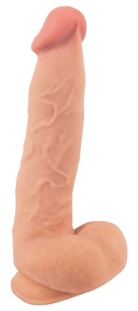 NS Dildo with movable skin 25 - Realistyczne dildo na przyssawce