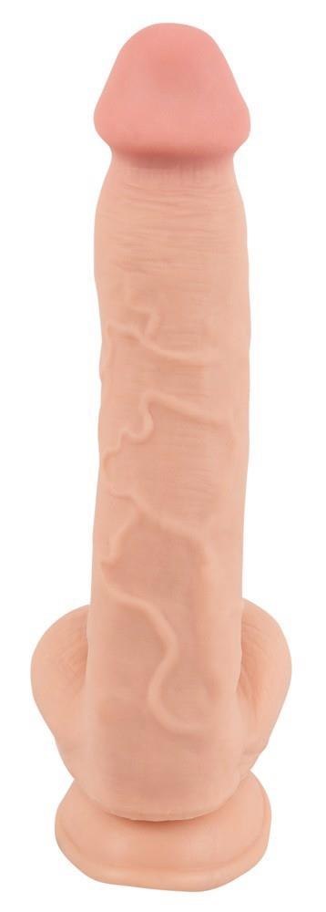 NS Dildo with movable skin 25 - Realistyczne dildo na przyssawce