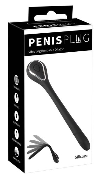 Penisplug Vibrating bendible D - Wibrujący korek analny