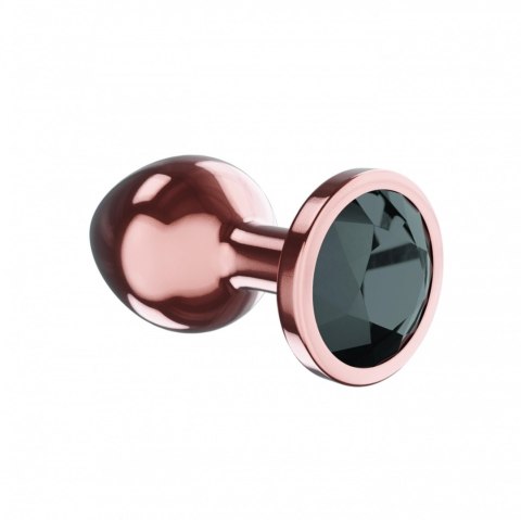 Butt Plug Diamond Jet Shine S Rose Gold - Metalowy korek analny