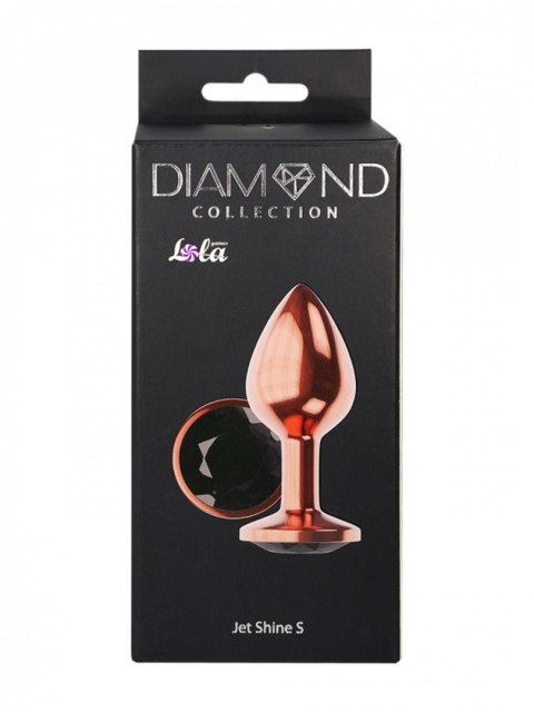 Butt Plug Diamond Jet Shine S Rose Gold - Metalowy korek analny