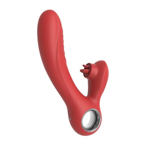 Rouge Velvet - G-Spot + Licking Vibrator - wibrator punktu G