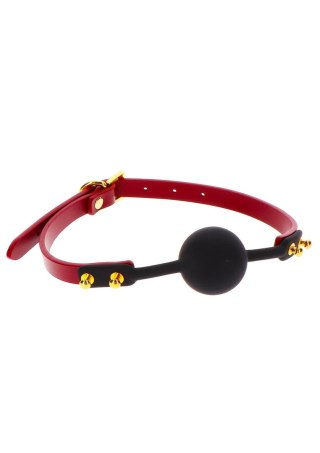 Silicone Ball Gag Red - Knebel z kulką