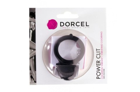 Marc Dorcel POWER CLIT BLACK - Wibrujący pierścień erekcyjny