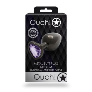 Heart Gem Butt Plug - Medium - Zatyczka analna w kształcie serca