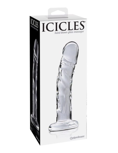 Icicles No.62 Transparent - Szklane dildo