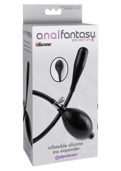 Inflatable Ass Expander Black - Pompowany korek analny