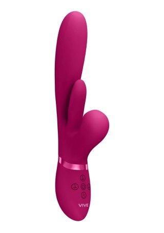 Kura - Thrusting G-Spot with Flapping Tongue and Pulse Wave Stimulator - wibrator punktu G