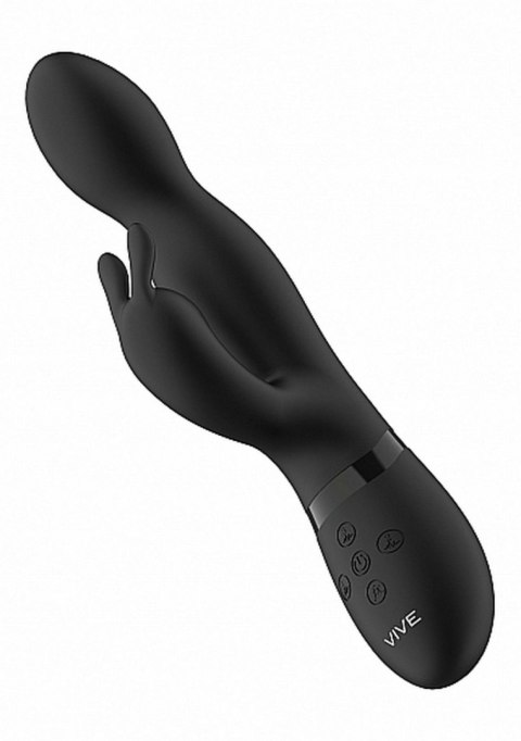 VIVE Niva - 360degrees Rabbit - Black - Wibrator króliczek