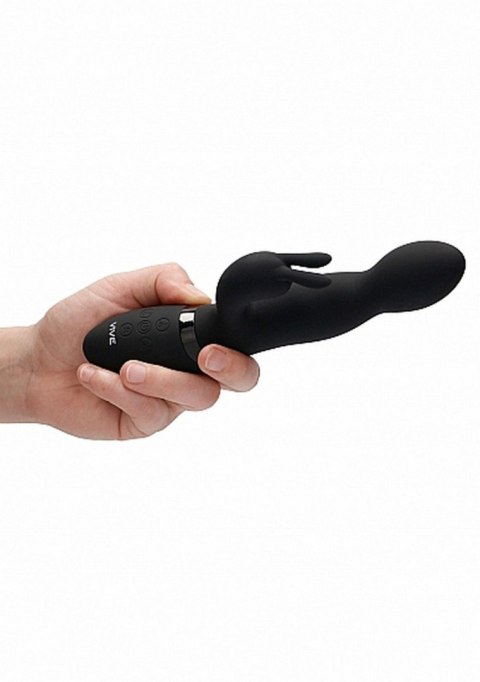 VIVE Niva - 360degrees Rabbit - Black - Wibrator króliczek