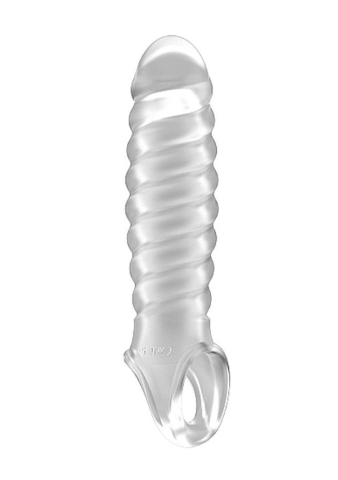 No.32 - Stretchy Penis Extension - Translucent - Nakładka na penisa