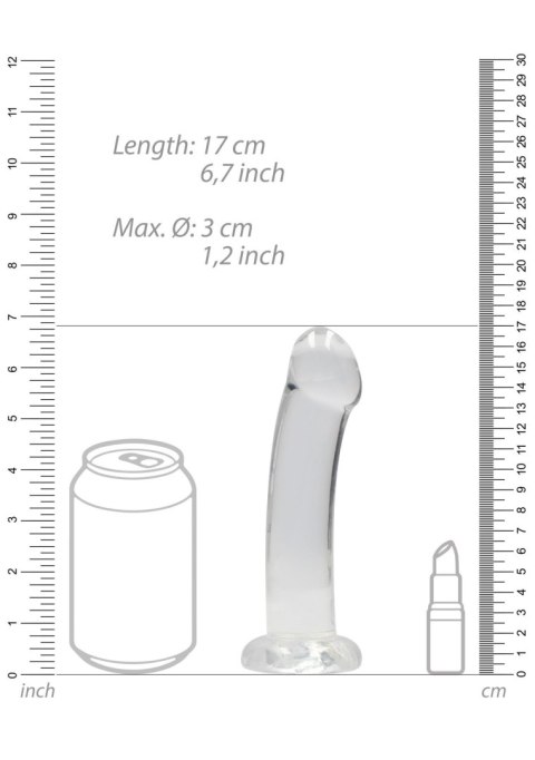 Non Realistic Dildo with Suction Cup - 6,7""""/ 17 cm - dildo analne