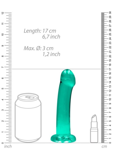 Non Realistic Dildo with Suction Cup - 6,7""""/ 17 cm - dildo analne