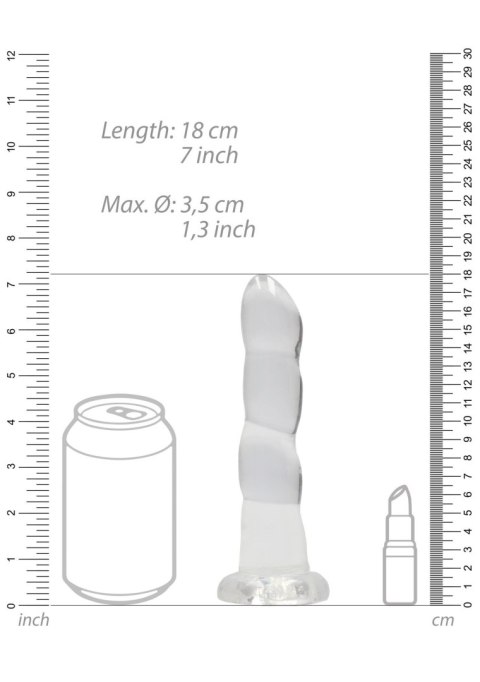 Non Realistic Dildo with Suction Cup - 7""""/ 17 cm - dildo analne