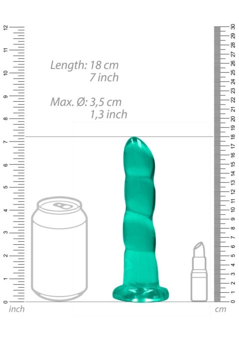 Non Realistic Dildo with Suction Cup - 7""""/ 17 cm - dildo analne