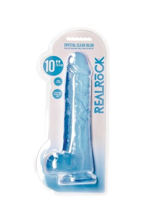 Realistic Dildo with Balls - 10""""/ 25,4 cm - Dildo z przyssawką