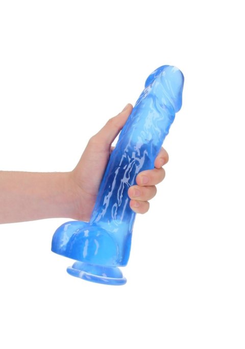 Realistic Dildo with Balls - 10""""/ 25,4 cm - Dildo z przyssawką