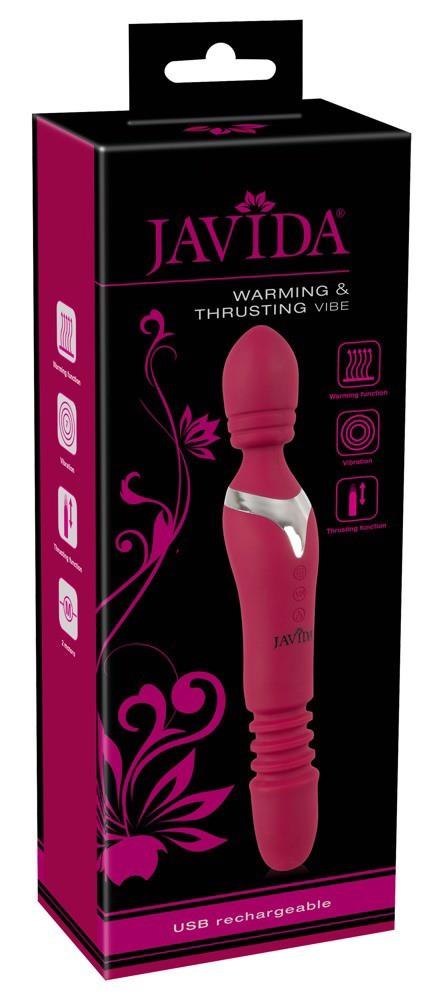 Javida Warming & Thrusting Vib - podgrzewany masażer do ciała